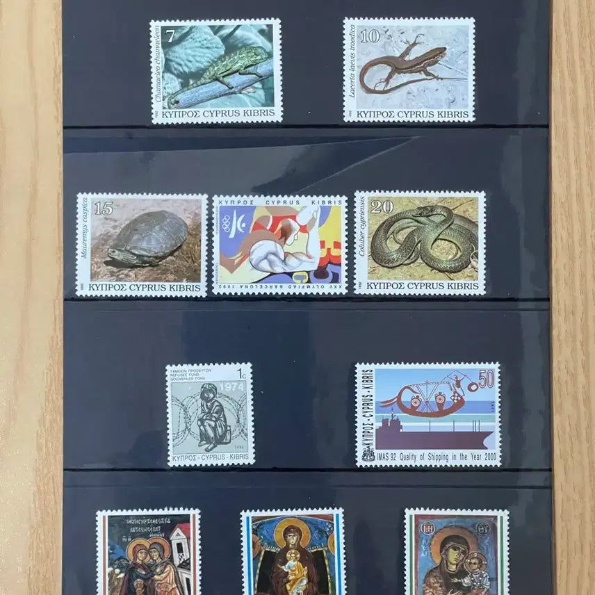 [BUNJANG] Cyprus Stamp Set (8 Types) / 키프로스 우표 세트 8종