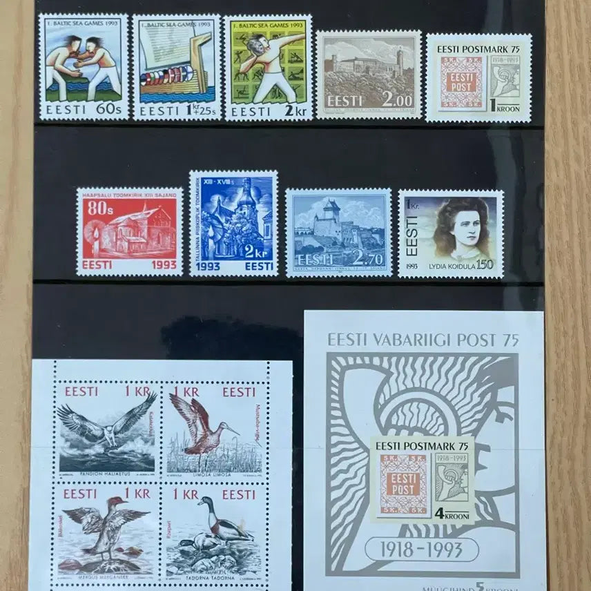 [BUNJANG] Estonia Stamp Set 1918-1993 / 에스토니아 우표 세트 1918-1993