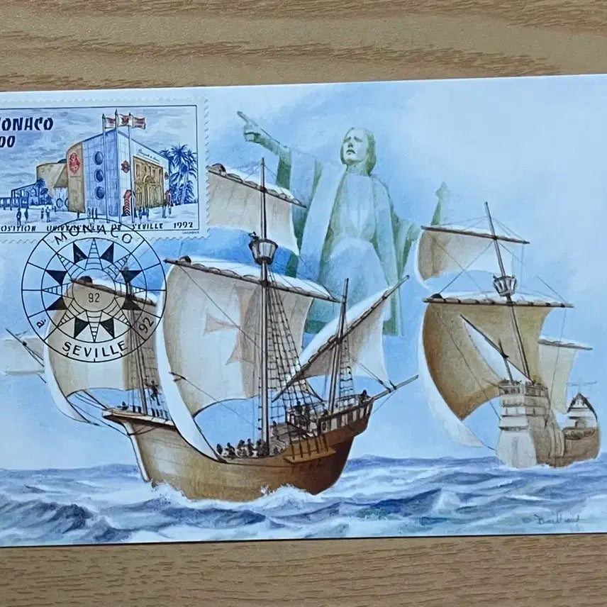 [BUNJANG] Monaco Union Seville 1992 Postcard / 모나코 유니온 세비야 1992 엽서