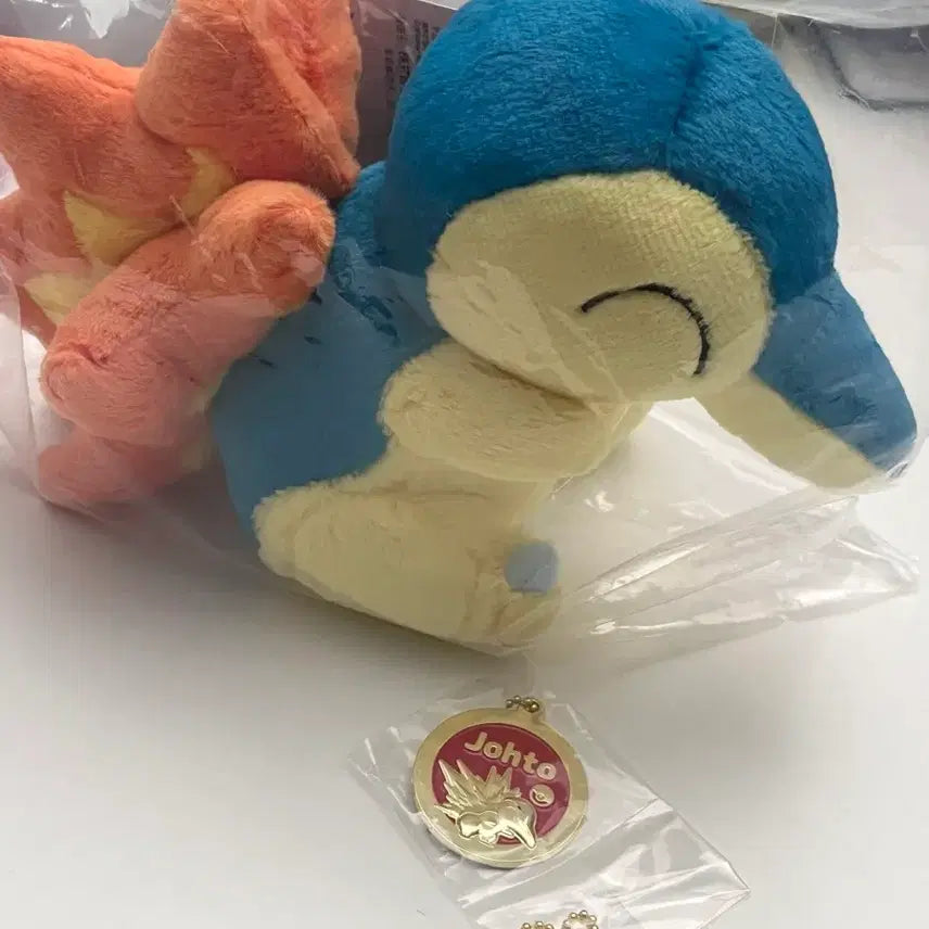 [BUNJANG] Pokemon 30th Anniversary Lottery D Prize Charizard Plush and J Prize Metal Keyring Set / 포켓몬) 30주년 기념 쿠지 제일복권 D상 브케인 인형, J상 메탈 키링 세트