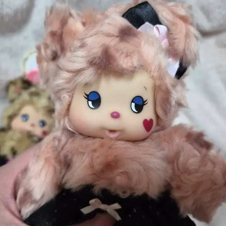 [BUNJANG] Sekiguchi Charm Charm Bear Leopard Pink Set / 세트) 참참베어 호피 핑크 세트