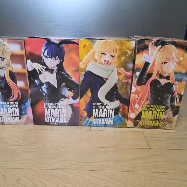 [BUNJANG] G&amp;G Glitter Glamorous Marin Kitagawa Figure Bundle Set / G&amp;G글리터 글래머러스 키타가와 마린 그비스크돌 4개 일괄