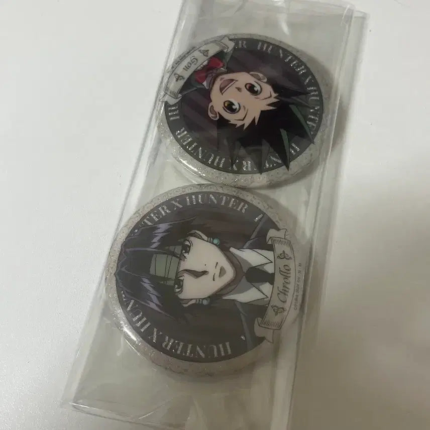 [BUNJANG] Hunter x Hunter Gon &amp; Chrollo Formal Wear Badge Bundle Set / 일괄 ) 헌터헌터 곤, 클로로 정장 캔뱃지