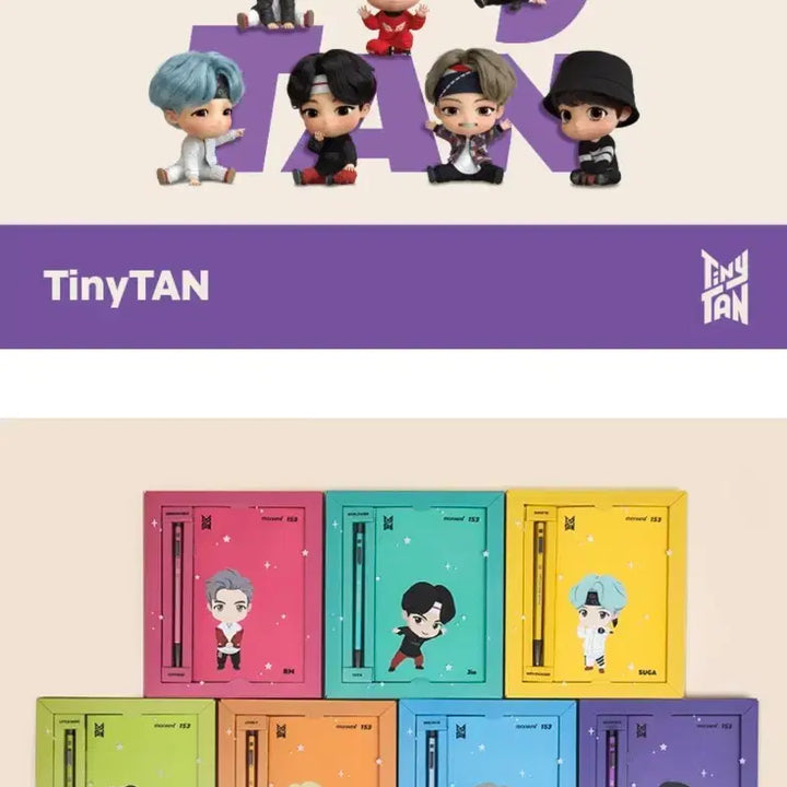 [BUNJANG] BTS x Monami153 TinyTAN Collaboration RM Ballpoint Pen &amp; Notebook Set / BTS x 모나미153 타이니탄 콜라보 RM