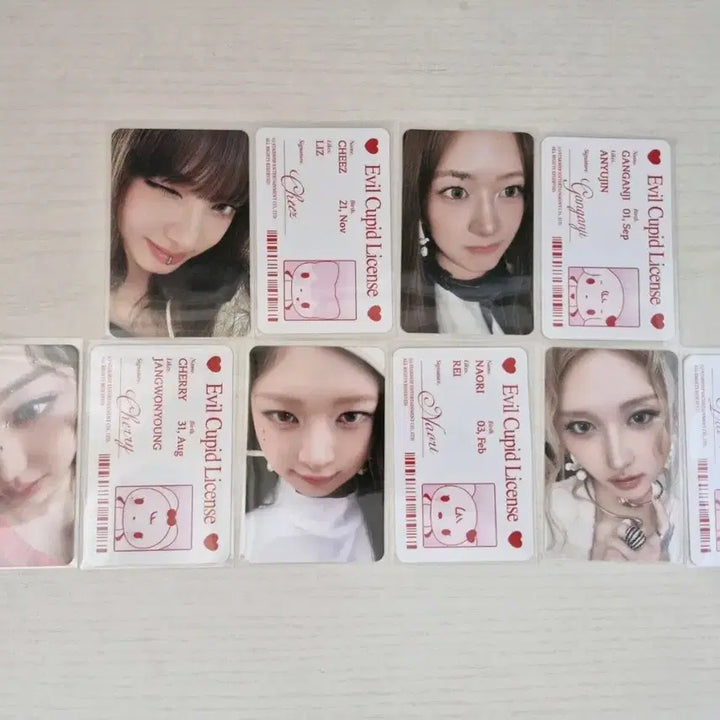 [BUNJANG] IVE A-Pop Plush Doll Photocard Bundle Set / 아이브 아부부 인형 포카 세트 일괄로 판매 합니다