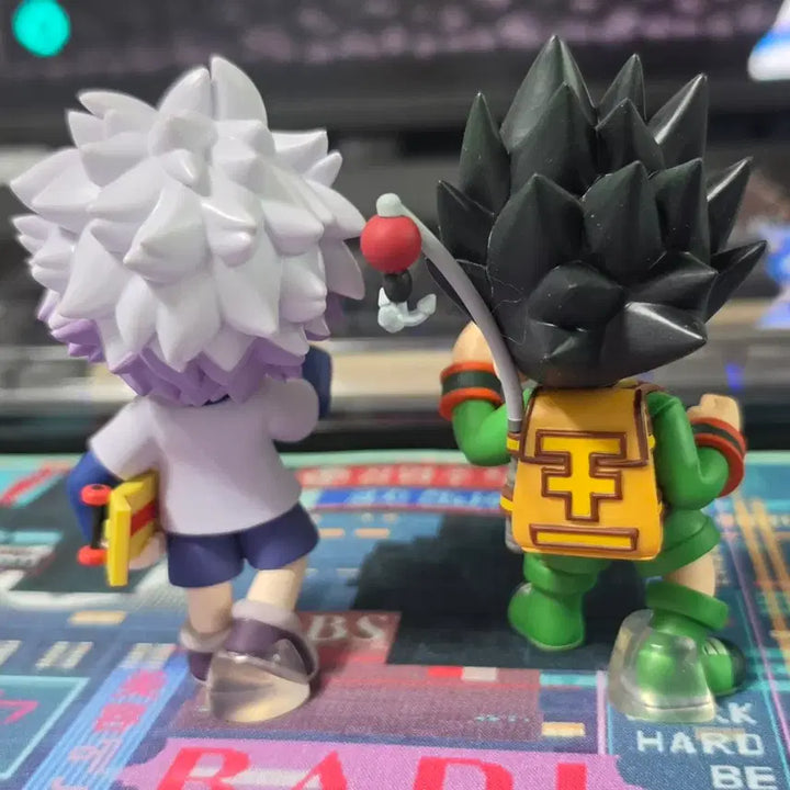 [BUNJANG] Hunter x Hunter Monotone Gon &amp; Killua Figure Normal Color Set / 헌터x헌터 모노툰 곤, 키르아 피규어 노말 컬러