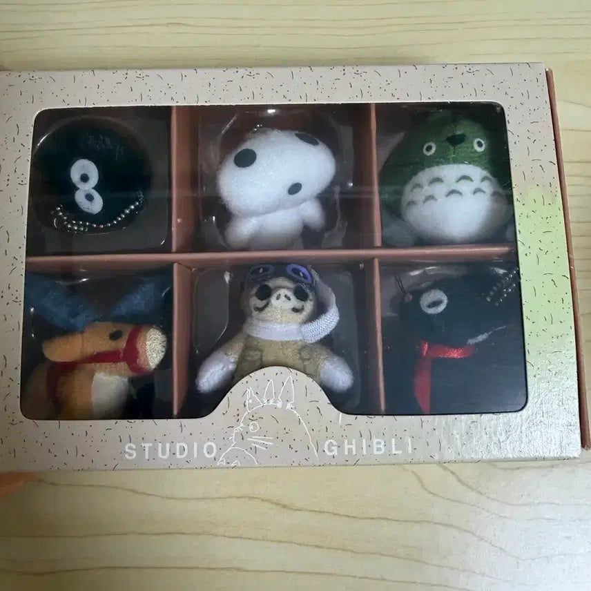 [BUNJANG] Studio Ghibli 6-Piece Mini Keychain Set / 지브리 6종 미니 키링