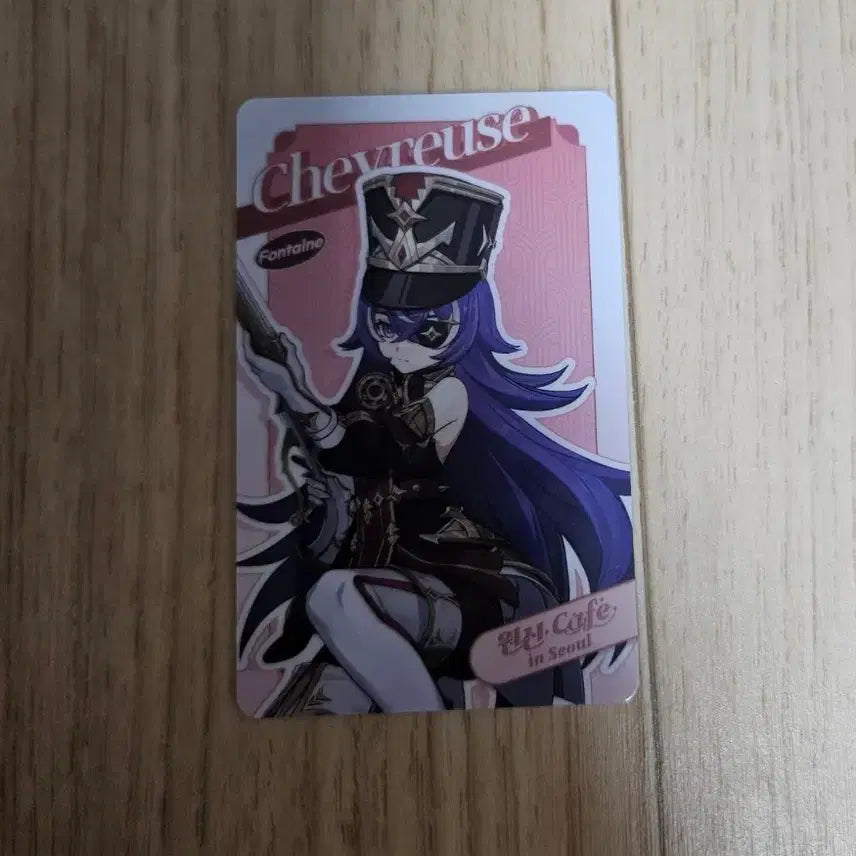 [BUNJANG] Genshin Impact Cafe Schurz Photocard / 원신 카페 슈브르즈 포토카드 굿즈