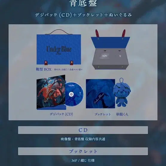 [BUNJANG] Utaite Eve Blue Box Cheongjeoban Album Danan-i Doll / 우타이테 이브 Eve 청저반 under blue 앨범 단안이 인형