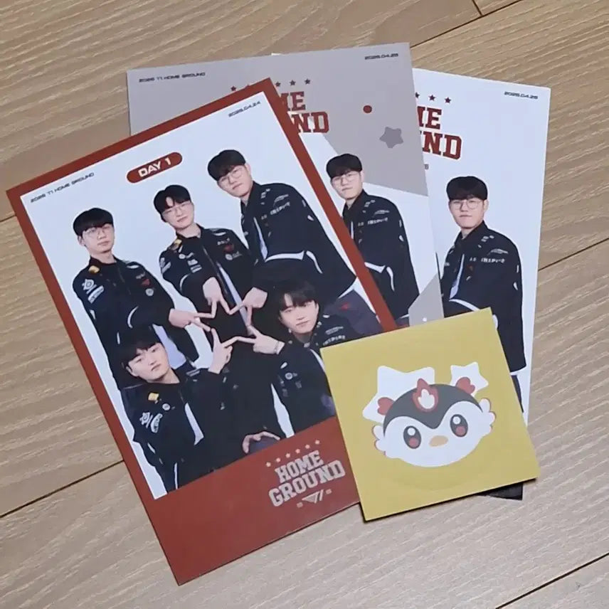[BUNJANG] T1 2026 Homeground Membership Postcards and Artist Stickers / 2026 T1 티원 홈그라운드 멤버십 엽서, 아티 스티커