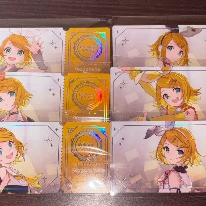 [BUNJANG] Project SEKAI 4th Anniversary Connect Live Ticket-Style Card Kagamine Rin Bundle Set / 프로세카 프세카 4주년 커넥라 티켓풍 카드 린 일괄