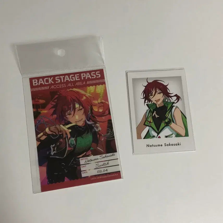 [BUNJANG] Ensemble Stars! Natsume Sakasaki Backstage Pass Lucky Draw Photocard Bundle Set / (일괄) 사카사키 나츠메 백스테이지 패스 특전 파샷츠 앙스타