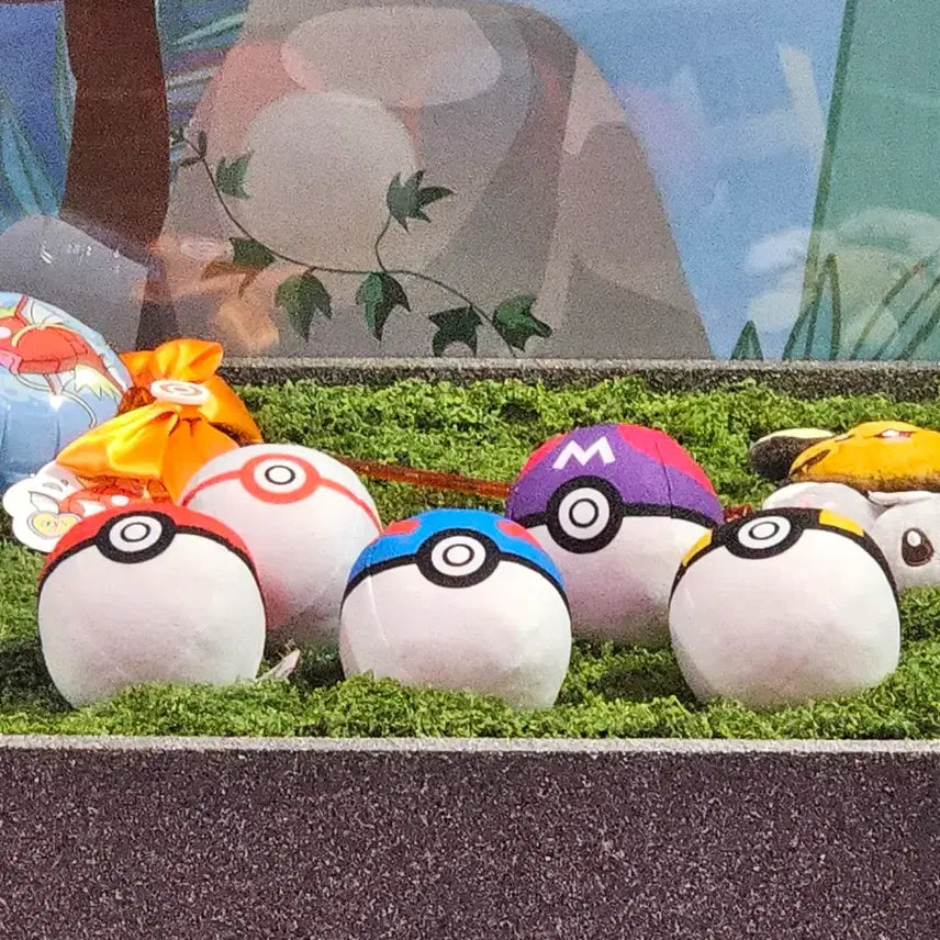 [BUNJANG] Pokemon Murim Paradise Pop-up Mini Poke Ball Plush Set (5 Types, Sealed) / 포켓몬 무릉도원팝업 미니 포켓몬볼 봉제인형 5종 세트 미개봉