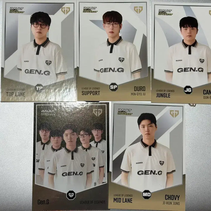 [BUNJANG] Bault Home Ground T1 &amp; Gen.G Card Set / Bault 홈그라운드 카드 T1 티원 GEN.G 세트