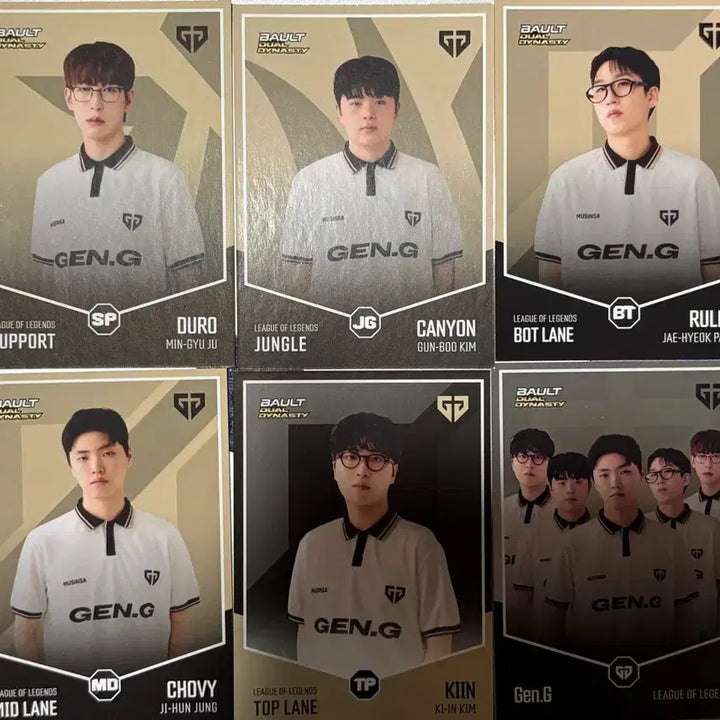 [BUNJANG] Bault Home Ground T1 &amp; Gen.G Card Set / Bault 홈그라운드 카드 T1 티원 GEN.G 세트