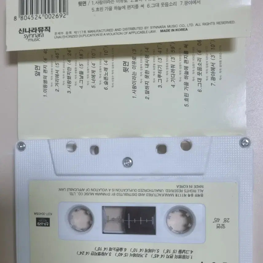 [BUNJANG] Kim Kwang Seok - Dasi Bureugi 1 (Unsealed Cassette Tape) / 김광석 - 다시부르기1 (개봉 카세트테이프)