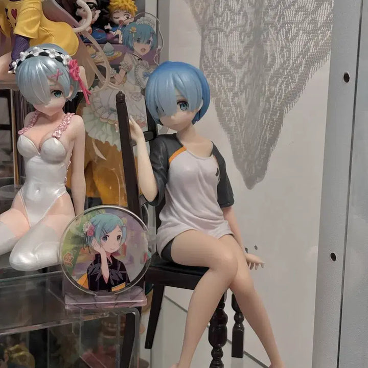 [BUNJANG] Re:Zero Rem Relax Time Subaru T-shirt Version Figure / 렘 릴렉스타임 스바루 티셔츠ver