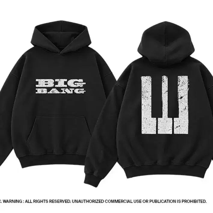 [BUNJANG] BIGBANG Logo Black Hoodie / 빅뱅 후디 블랙 판매.