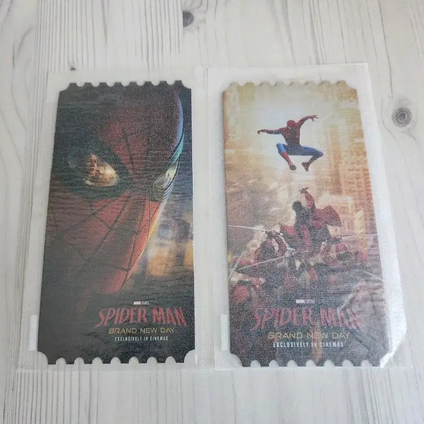 [BUNJANG] Spider-Man Brand New Day Original Ticket Set A &amp; B / 스파이더맨 브랜드 뉴 데이 오리지널 티켓 A,B 일괄