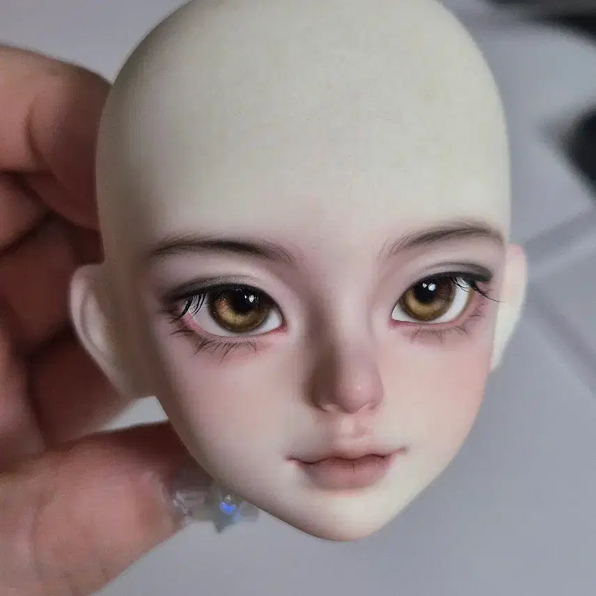 [BUNJANG] MSD Mia White Makeup Head Ball-Jointed Doll / 구관 msd 미아백 헤드 구체관절인형