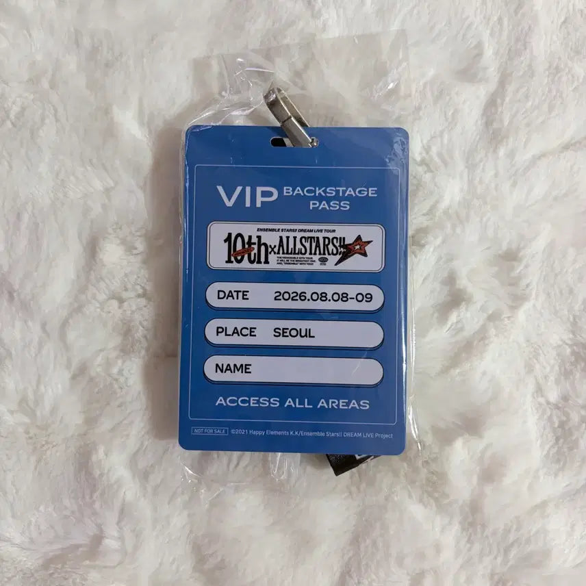 [BUNJANG] Ensemble Stars! Dream Live VIP Pass Floor Exclusive Strap (Unsealed) / 개봉 사용품 앙스타 드림라 vip pass 플로어 특전 스트랩 드림라이브