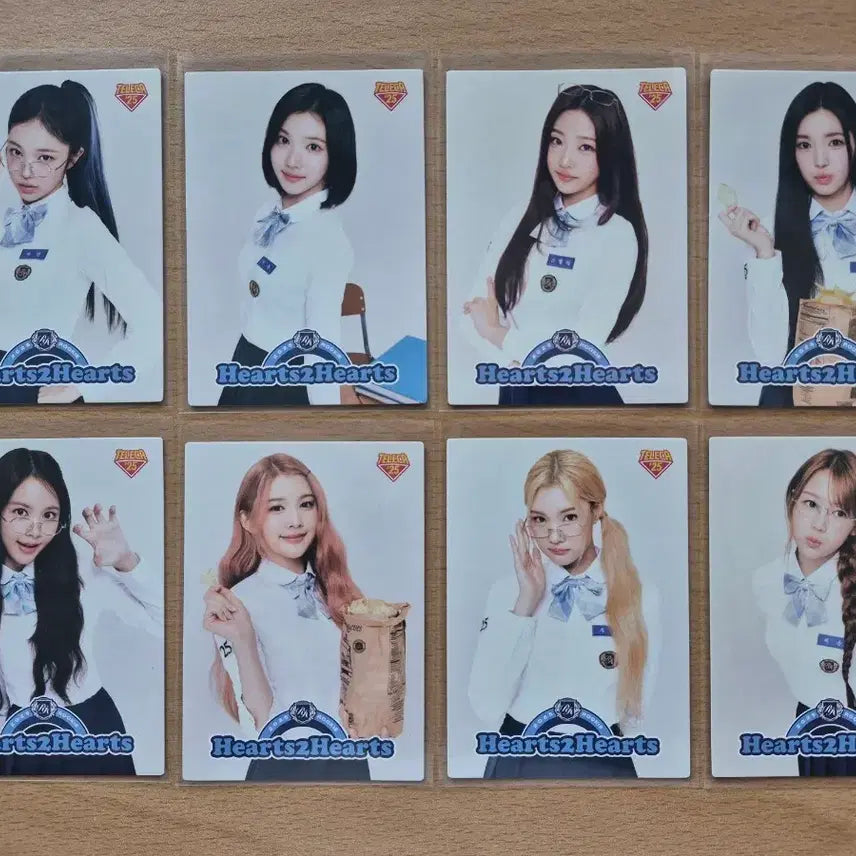 [BUNJANG] Terruka KPOP Rookie Heart to Heart Terruka Photocard 8-Card Set / 2025 테레카 KPOP 루키 하츠투하츠 테레카 포토카드 8장세트 판매합니다.