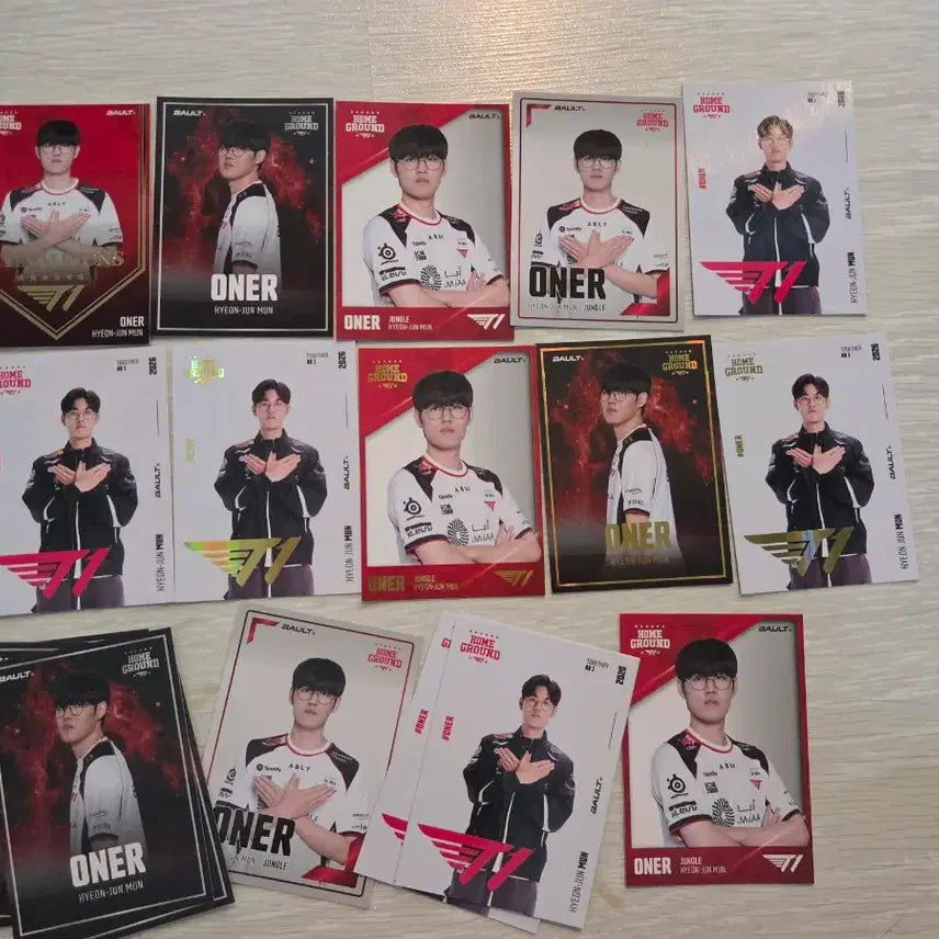 [BUNJANG] T1 Champions League Home Ground Vault Photocard Bundle Set / 일괄 T1 홈그라운드 볼트 포토카드 챔피온스 포함 오너