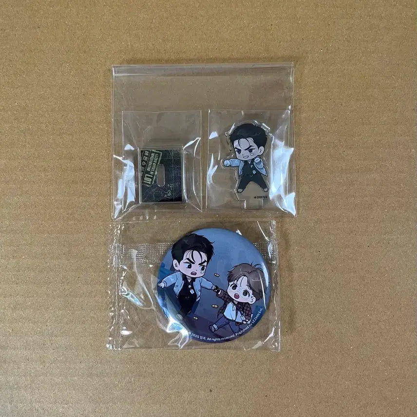 [BUNJANG] Jaime Shop Rebom Jinx Mini Acrylic &amp; Can Badge Bundle Set / 재이미샵 레봄 징크스 캔뱃지 미니아크릴