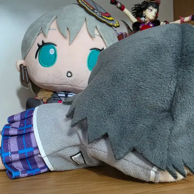 [BUNJANG] BanG Dream! Afterglow Ran Mitake Nesoberi Plush / 뱅드림 입글 Afterglow 미타케 란 네소베리