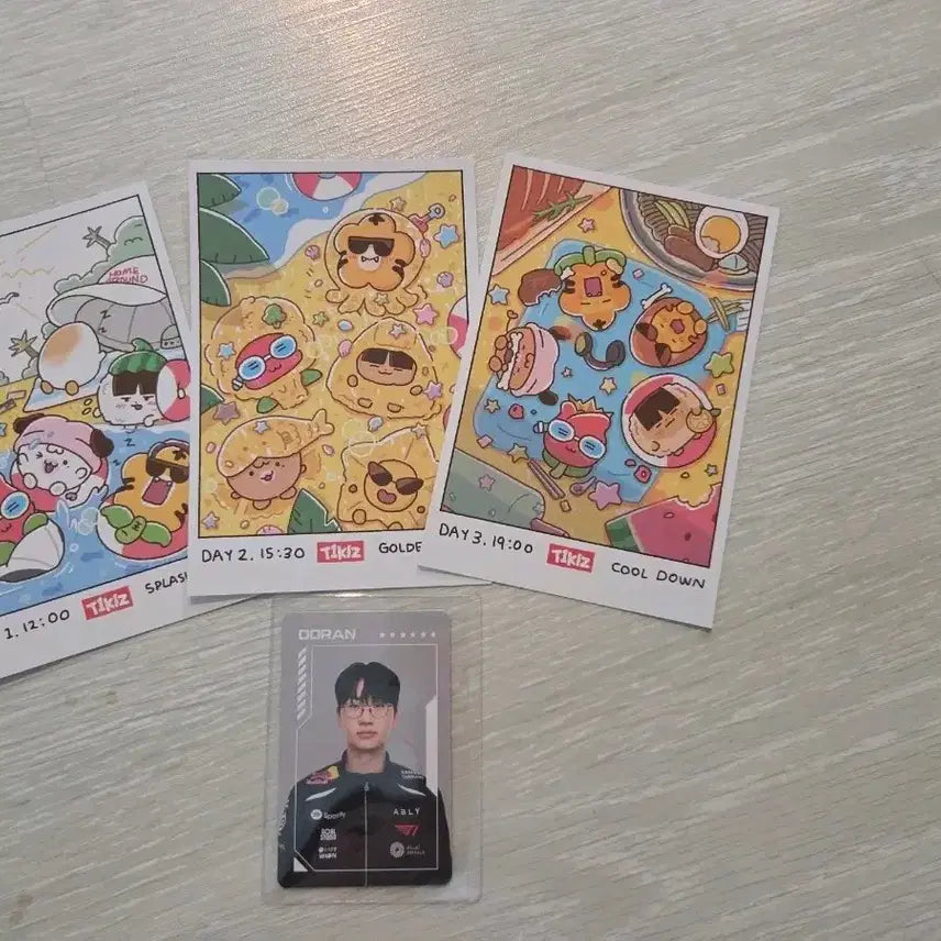 [BUNJANG] T1 Faker Homeground 1st, 2nd, 3rd Day Membership Doran Photocard / t1 티원 홈그라운드 1, 2, 3일차 엽서 맴버십 도란 포카 팝니다