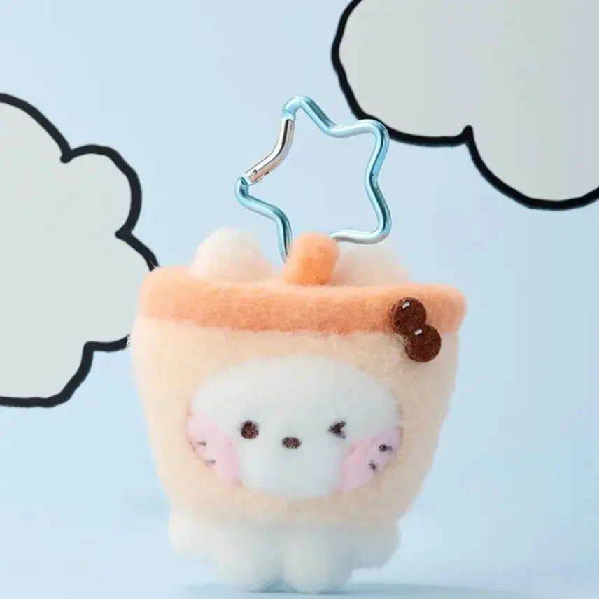 [BUNJANG] Wishnini Bubble Nyan Yushi Keyring with Photocard / 위시니니 키링 버블냥 유우시 키링 + 포카 포함 라인프렌즈 버블냥니