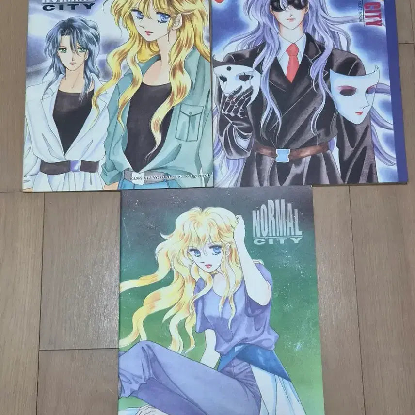 [BUNJANG] Kang Kyung-ok Normal City Notebook Set (3 Volumes) / 고전문구 강경옥 노말시티 노트 3권