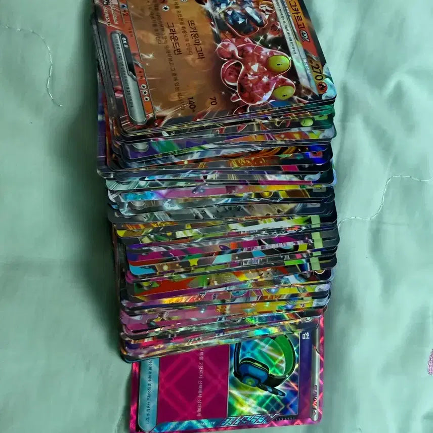 [BUNJANG] Pokemon TCG RR Cards Bundle Set (123 cards) / 포켓몬스터 카드 RR 일괄 123장