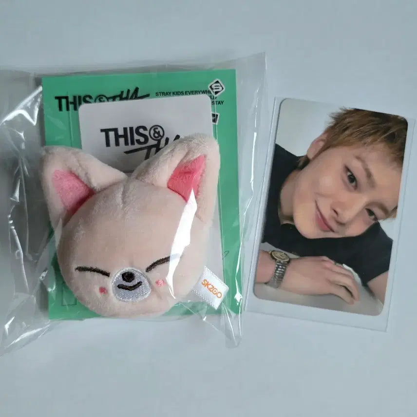 [BUNJANG] Stray Kids disc&amp;amp;that Popup Foxyne Plush Magnetic Holder Grip Talk I.N / 스키즈 디스앤댓 팝업 폭시니 플러시 마그네틱 홀더 그립톡 아이엔 3만원