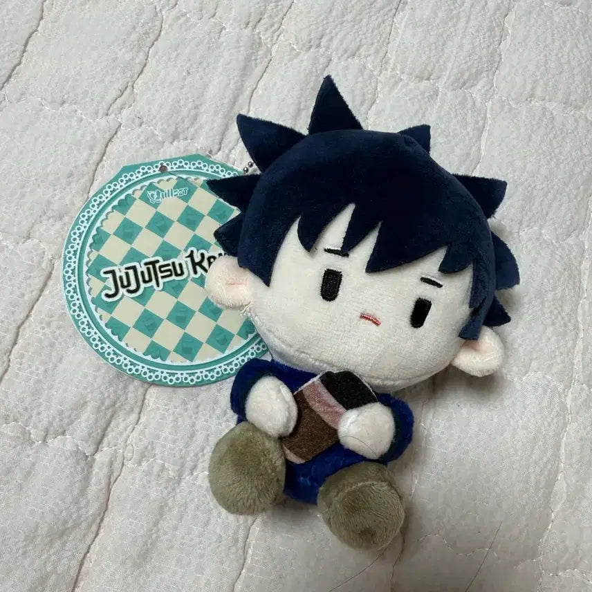 [BUNJANG] Megumi Fushiguro Plush Doll / 후시구로 메구미 인형(+캔뱃지)