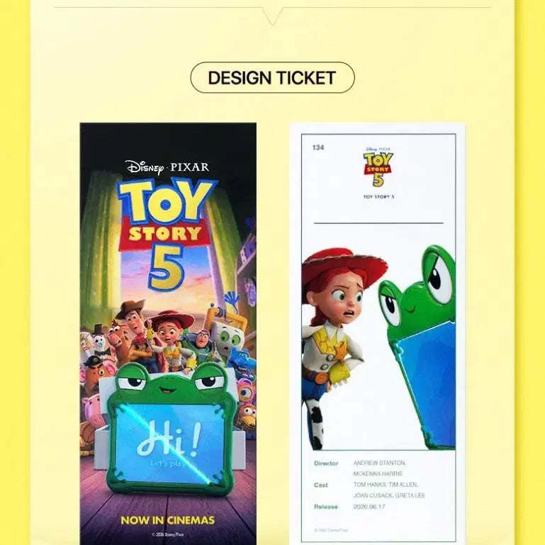[BUNJANG] Toy Story 5 TTT CGV Exclusive Merchandise / 토이스토리5 ttt 씨지비 특전