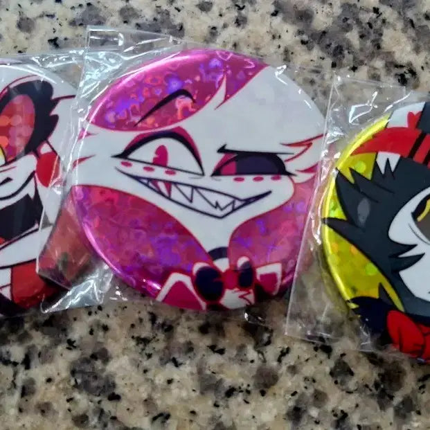 [BUNJANG] Hazbin Hotel Pop-Up Can Badge Set / 해즈빈 호텔 팝업 캔뱃지 판매합니다.
