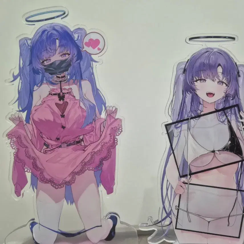 [BUNJANG] Blue Archive Acrylic Standee - Rio, Asuna, Yuuka, Hina, Mari, Noah / 블루아카이브 아크릴스탠드 인형 리오 아스나 유우카 히나 마리 노아