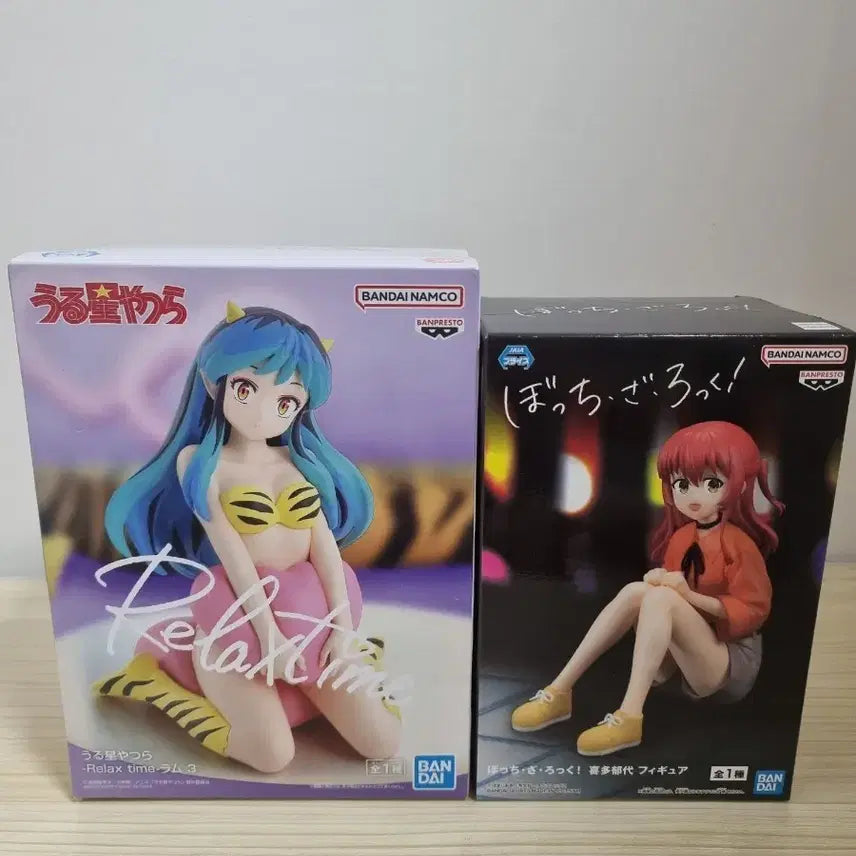 [BUNJANG] Urusei Yatsura Lum &amp; Bocchi the Rock! Ikuyo Kita Relax Time Figure Bundle / 우르세이 야츠라 릴렉스 타임 람 피규어 / 봇치 더 록! 키타 이쿠요 피규어