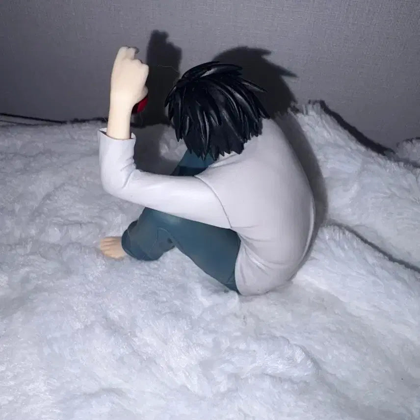 [BUNJANG] Death Note L Fury Noodle Stopper Figure / 데스노트 엘 후류 누들스토퍼 피규어 ㅅㅊㅇ 라이토미사쿠지가챠레진아크릴키링