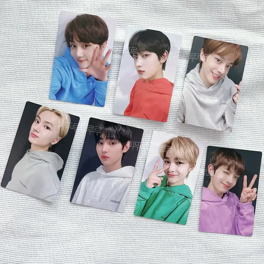 [BUNJANG] Enhypen Lightstick Photocard Set Bundle Set / 엔하이픈 응원봉 포카 버전1 엔진봉 포토카드 세트 일괄