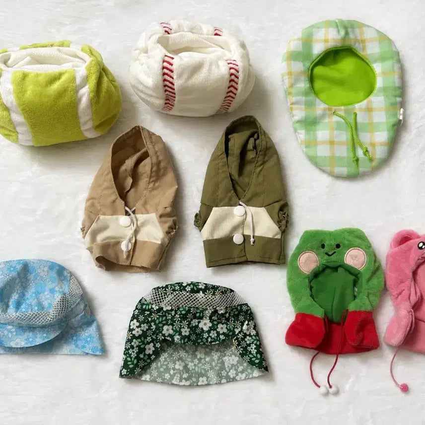 [BUNJANG] Daiso Plush Doll Clothes Bundle Set (Compatible with 10-13cm Plush Dolls) / 다이소 솜인형 인형옷 일괄 판매 10-13cm 솜인형 호환