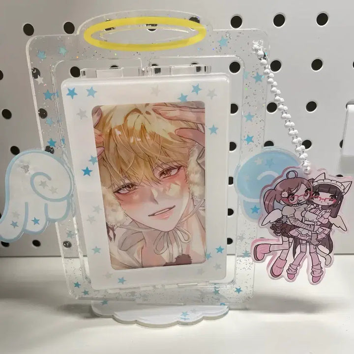 [BUNJANG] Leroca Angel Rotating Acrylic Photocard Holder / 레로카 엔젤 회전 아크릴 포카홀더 포카스탠드 판매합니다