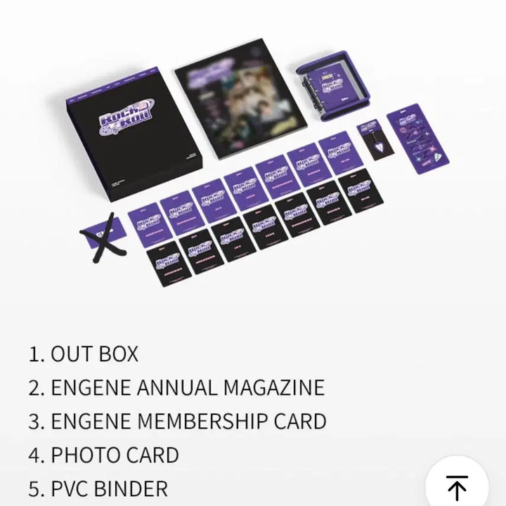 [BUNJANG] ENHYPEN Engene Membership Kit Magazine, Photocard, Keyring, Sticker Bundle Set / 엔하이픈 엔진 멤버십 키트 멤버쉽키트