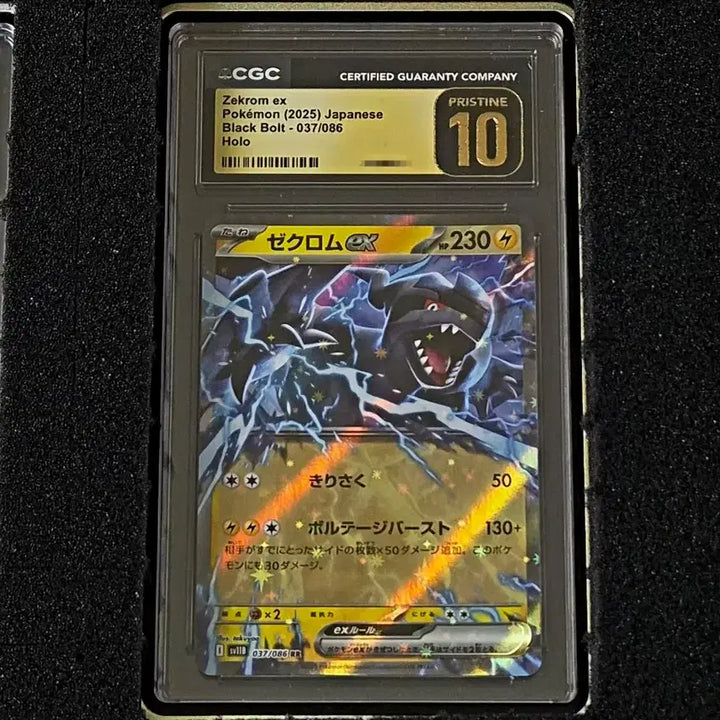 [BUNJANG] Pokemon Card Zekrom EX Japanese Version CGC 10 Pristine / 급처) 포켓몬카드 제크로무 EX 일본판 CGC 10 프리스틴