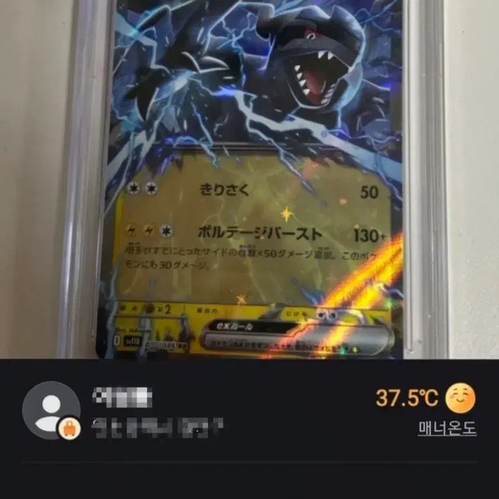 [BUNJANG] Pokemon Card Zekrom EX Japanese Version CGC 10 Pristine / 급처) 포켓몬카드 제크로무 EX 일본판 CGC 10 프리스틴