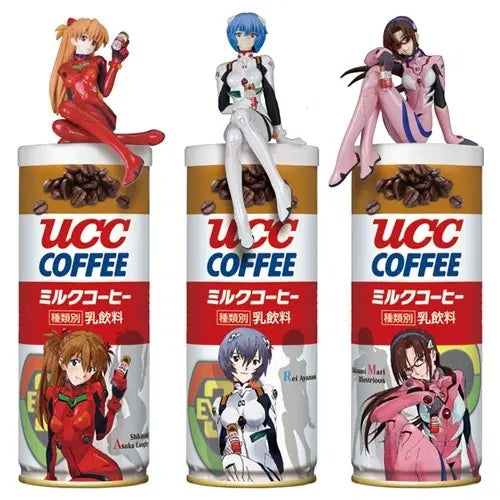 [BUNJANG] UCC Evangelion Collaboration Milk Coffee 250g Set Asuka Figure / UCC 에반게리온 콜라보 밀크커피 250g 한정 피규어 세트 아스카 단품