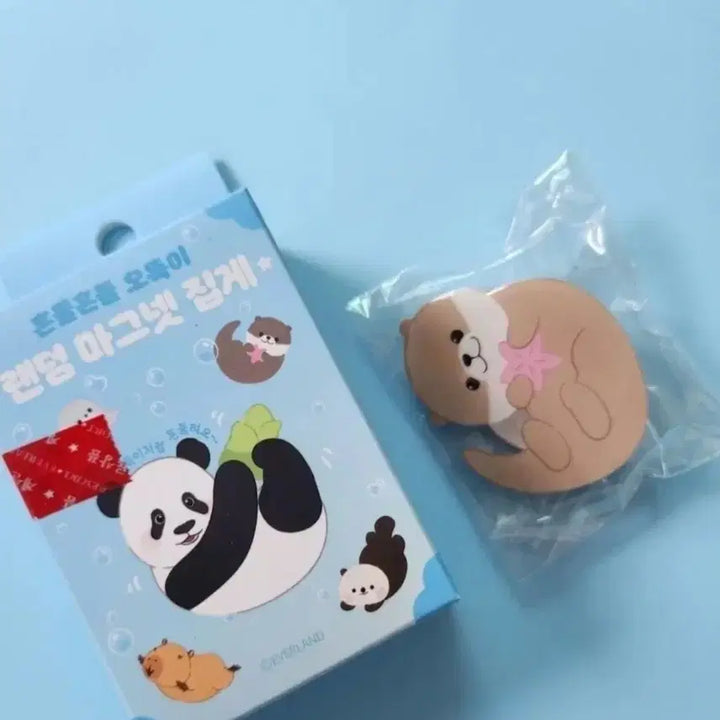 [BUNJANG] Everland Random Magnet Clip Otter, Seal Bundle Set / 일괄판매) 에버랜드 랜덤 마그넷 집게 / 수달, 물범