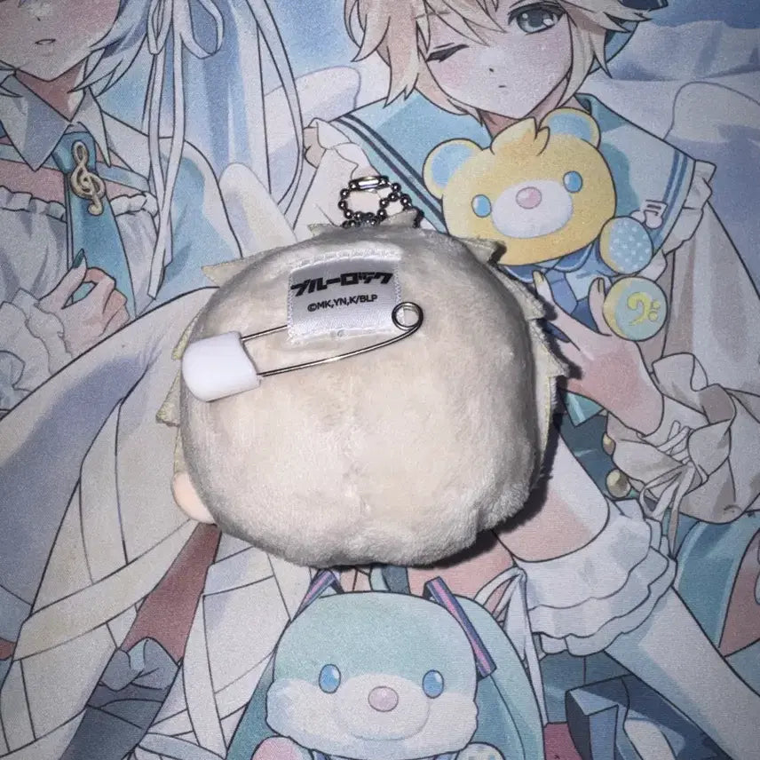 [BUNJANG] Blue Lock Nagi Seishiro Face Badge Keychain / 블루록 나기 얼굴 뱃지 키링