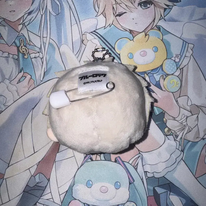 [BUNJANG] Blue Lock Nagi Seishiro Face Badge Keychain / 블루록 나기 얼굴 뱃지 키링